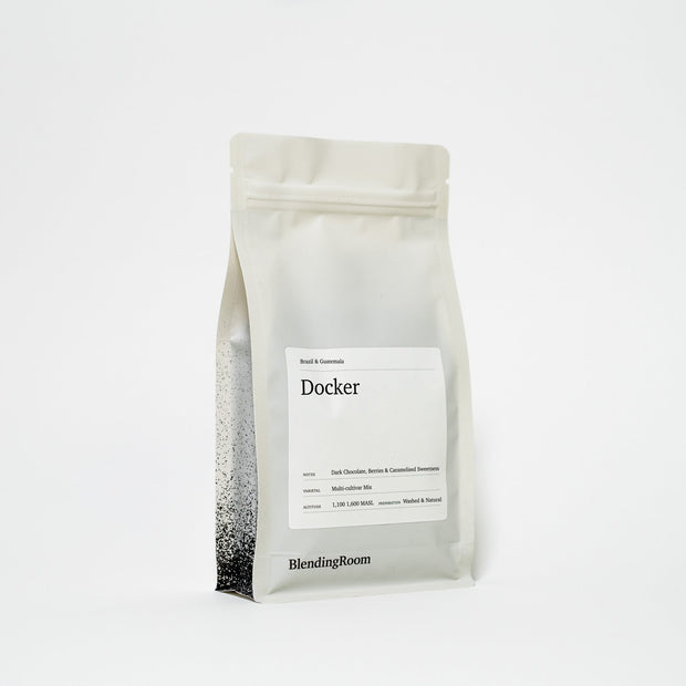 Docker coffee beans roasted in Hull by speciality coffee roaster The Blending Room