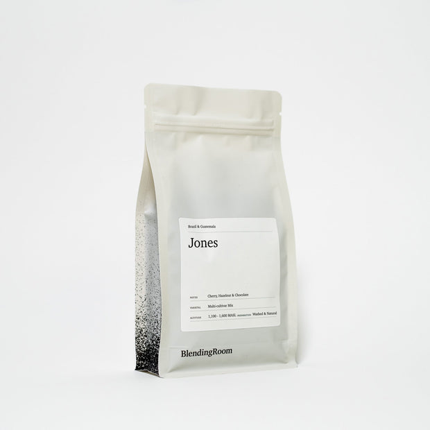 Jones espresso blend roasted speciality coffee in Hull East Yorkshire by coffee roasters The Blending Room